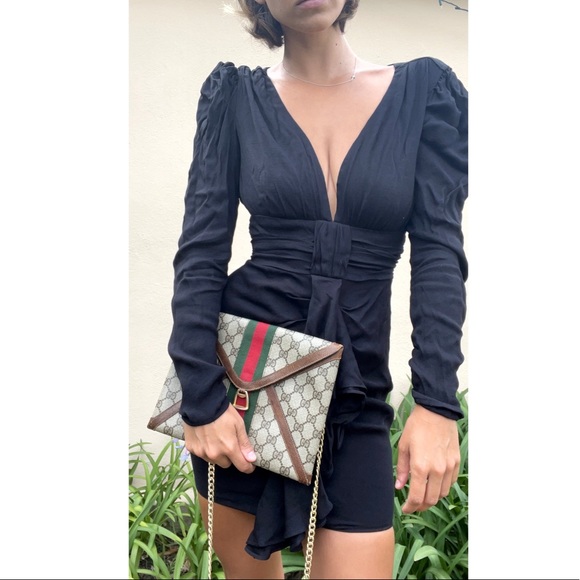 Gucci Handbags - Gucci Large Web Supreme Monogram WOC